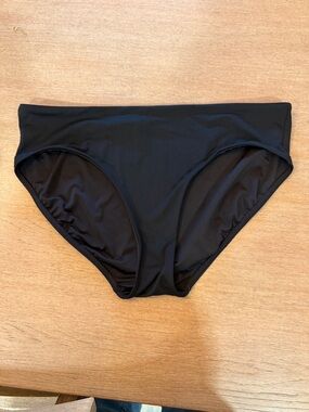 Athleta Black High-Rise Bikini Bottoms
